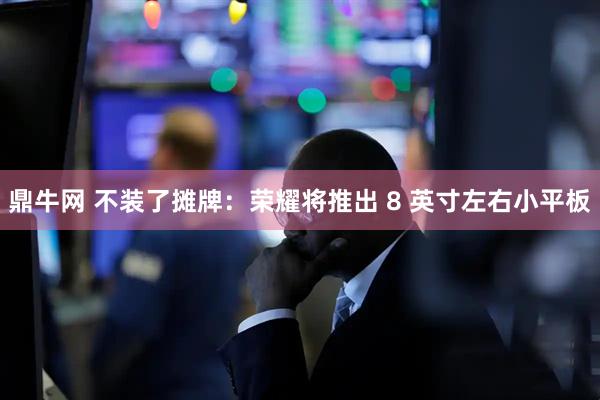 鼎牛网 不装了摊牌：荣耀将推出 8 英寸左右小平板
