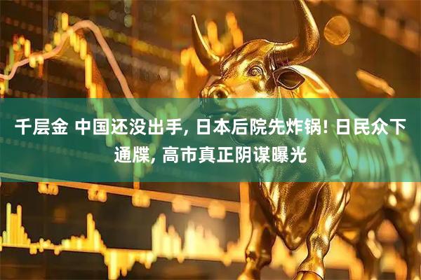 千层金 中国还没出手, 日本后院先炸锅! 日民众下通牒, 高市真正阴谋曝光